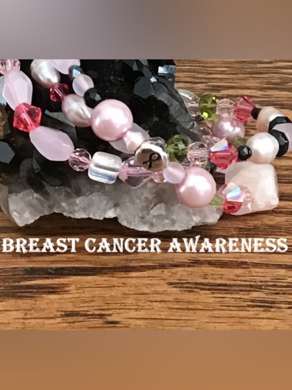 Rose Quartz & Onyx - Picture 3 of 5